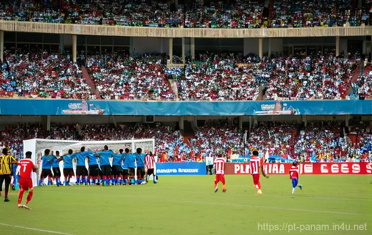 파나마의 축구 클럽과 리그 - **"Cl&aacute;sico Nacional" Match Day Excitement:** A wide, vibrant shot inside the Rommel Fern&aacute;ndez Stadiu...