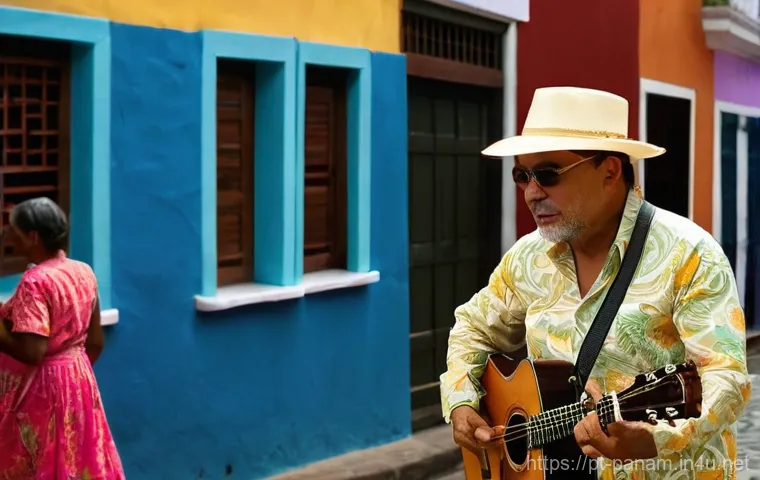 파나마 출신 유명인 - **Prompt:** A dynamic, wide shot capturing the vibrant essence of Panamanian music and culture. In t...